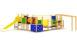 Wooden Kids Playground Model 00-D