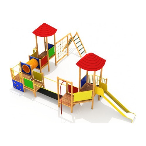 Wooden Kids Playground Model 01-C