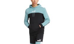 Puma Ess+ Block Men's Hoodie Black Mint 847428 50