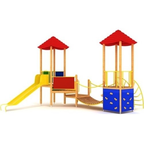 Деревянная детская игровая площадка Model 05-A