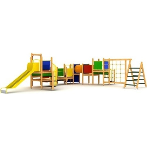 Wooden Kids Playground Model 01-D