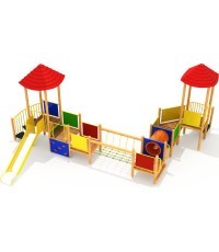 Wooden Kids Playground Model 02-A