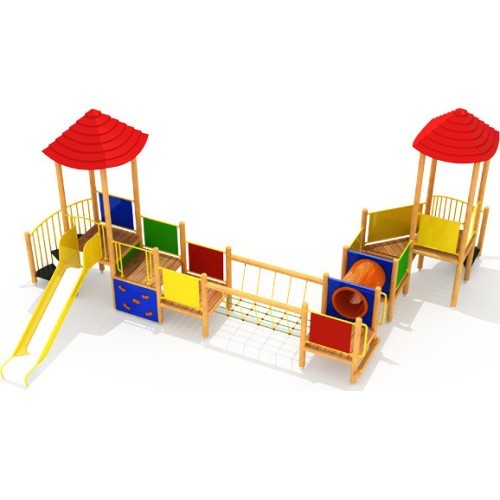 Wooden Kids Playground Model 02-A