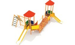 Wooden Kids Playground Model 03-E