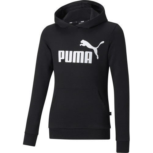 Толстовка подростковая Puma Ess Logo Hoodie Black 587030 01