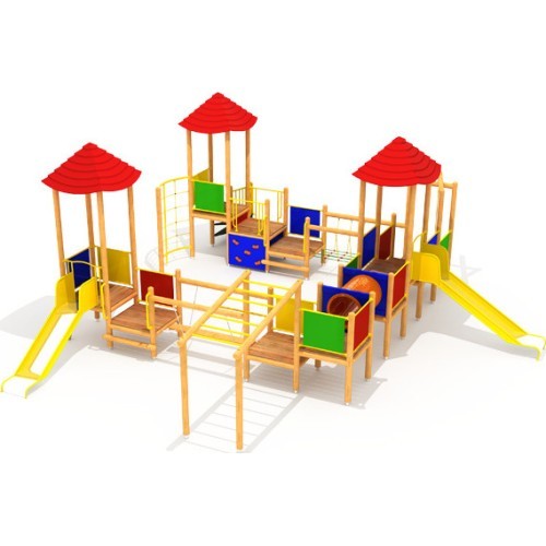 Деревянная детская игровая площадка Model 0501A