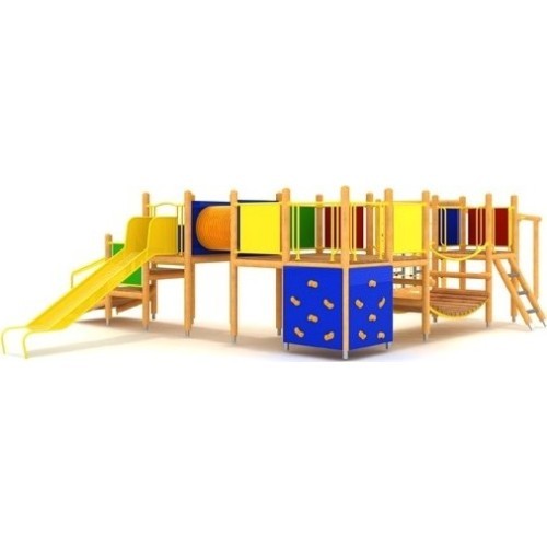 Деревянная детская игровая площадка Model 0403B