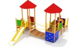 Wooden Kids Playground Model 0402A