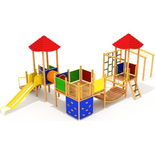 Wooden Kids Playground Model 0403A