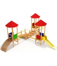 Wooden Kids Playground Model 0506A