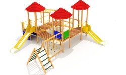 Wooden Kids Playground Model 0503E