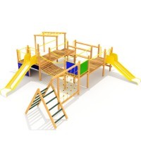 Wooden Kids Playground Model 0503F