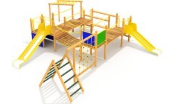 Wooden Kids Playground Model 0503F