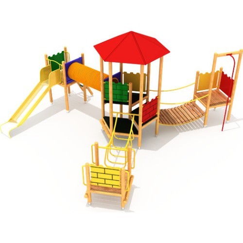 Wooden Kids Playground Model SB-0500