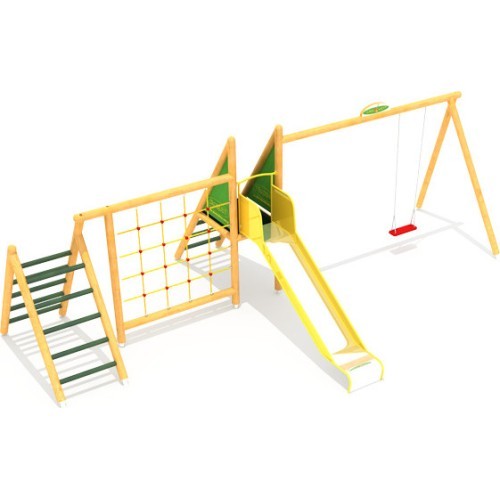 Деревянная детская игровая площадка Model 0607