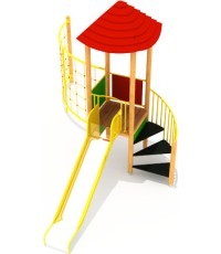 Wooden Kids Playground Model 7-A