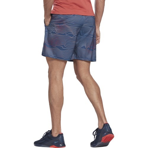Мужские шорты Reebok TS Speed 2.0 AOP, синие, H46610