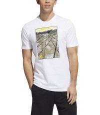 Adidas Marškinėliai Vyrams M Skt Ph G Tee White HK6742