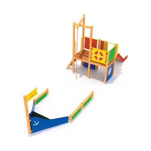 Wooden Kids Playground Ship 1