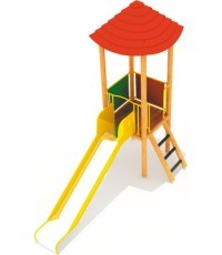 Medinė vaikų žaidimų aikštelė modelis 8-A