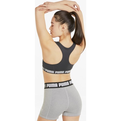 Puma Mid Impact Strong women's sports bra, black 521599 01