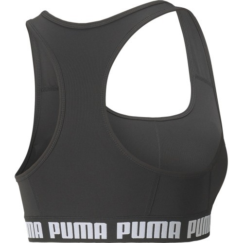 Спортивный бюстгальтер женский Puma Mid Impact Strong, чёрный 521599 01