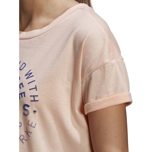 Блузка Adidas Emblem Tee Haze Coral DJ1604