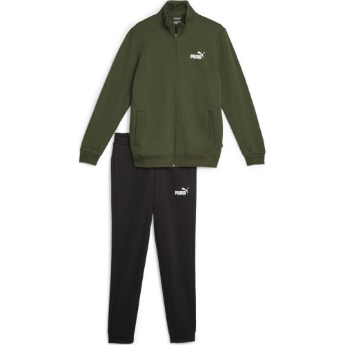 Puma Sportinis Kostiumas Vyrams Clean Sweat Suit Black Green 585841 31