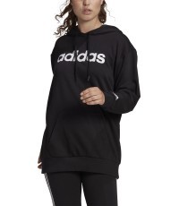 Женская толстовка Adidas W Lin Ov Hoodie Black GL0765