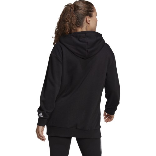 Женская толстовка Adidas W Lin Ov Hoodie Black GL0765