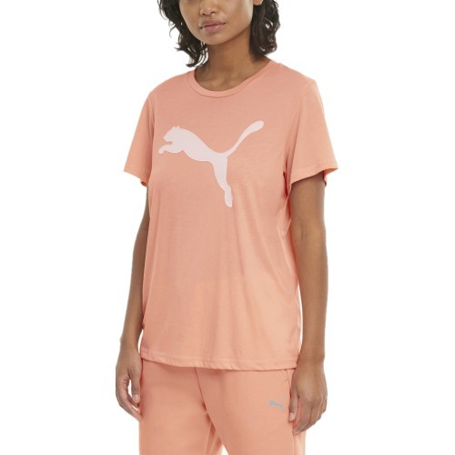 Puma Women's Blouse Evostripe Tee Peach 585941 26