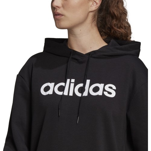 Adidas Džemperis Moterims W Lin Ov Hoodie Black GL0765