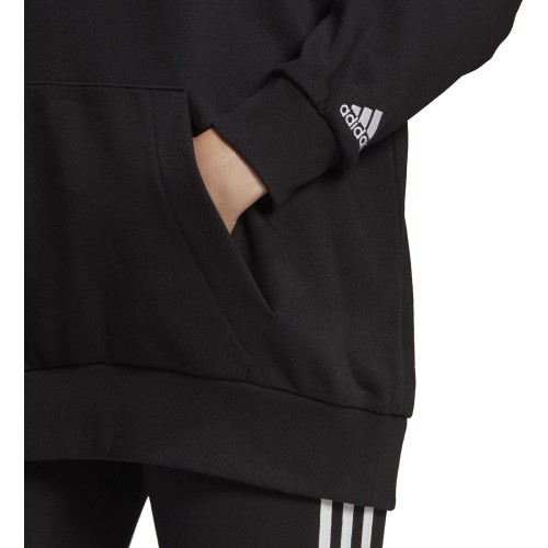 Женская толстовка Adidas W Lin Ov Hoodie Black GL0765