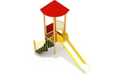 Wooden Kids Playground Model 9-A