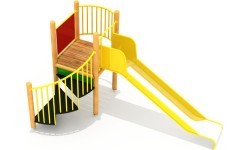 Wooden Kids Playground Model 9-B