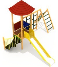 Wooden Kids Playground Model 10-A