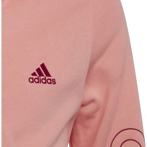 Adidas Džemperis Mergaitėms G Lin Fz Hoodie Pink HE1968