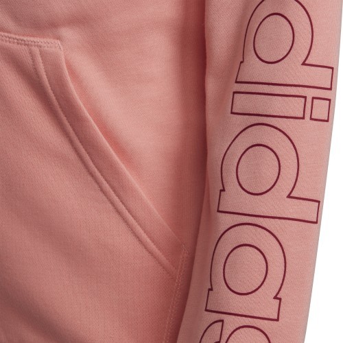 Толстовка для девочек Adidas G Lin Fz Hoodie Pink HE1968