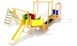 Wooden Kids Playground Model 2-D