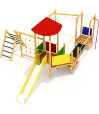 Wooden Kids Playground Model 2-C