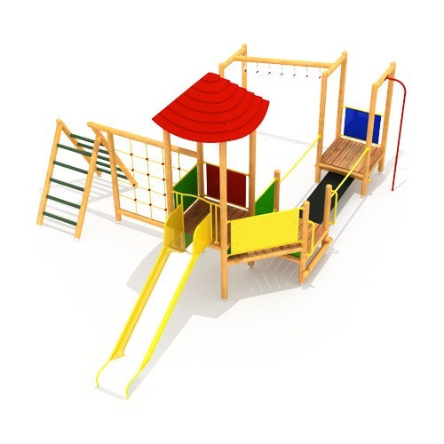 Wooden Kids Playground Model 2-C