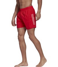 Adidas Men's Swim Shorts Mid3s Clx Sl Red HA0400