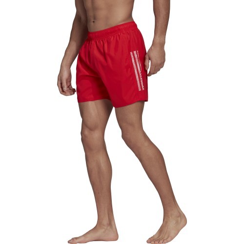 Adidas Men's Swim Shorts Mid3s Clx Sl Red HA0400