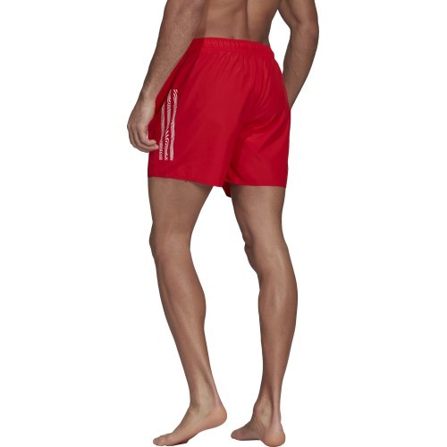 Adidas Men's Swim Shorts Mid3s Clx Sl Red HA0400