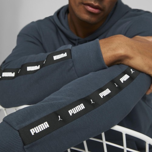 Мужская толстовка Puma Ess+ Tape Hoodie Navy 847385 16