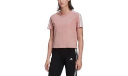 Adidas Palaidinė Moterims W 3s Crop Tee Pink HF7245