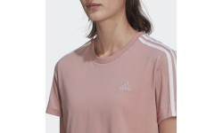 Adidas Palaidinė Moterims W 3s Crop Tee Pink HF7245