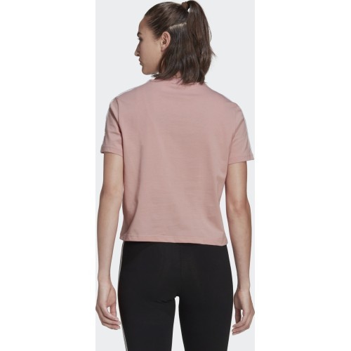 Adidas Palaidinė Moterims W 3s Crop Tee Pink HF7245