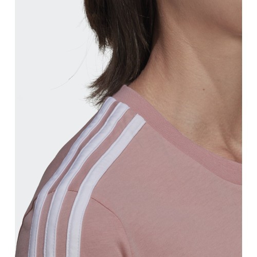 Женская блузка Adidas W 3s Crop Tee Pink HF7245