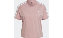 Женская блузка Adidas W 3s Crop Tee Pink HF7245